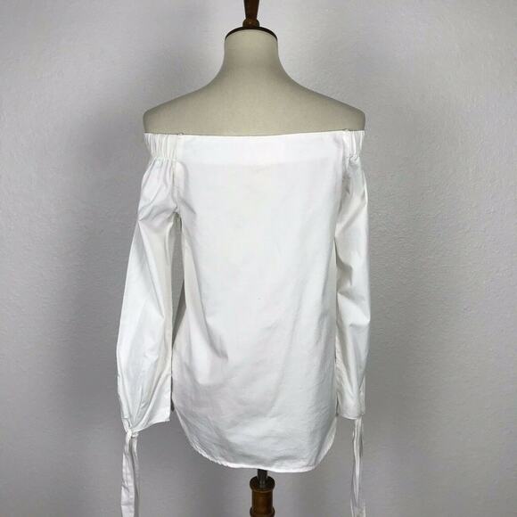J.O.A Side Slit Off Shoulder Top Cotton - Picture 9 of 12